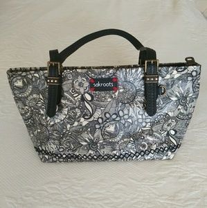 Sakroot Hardbody, Leather Canvas Bag.